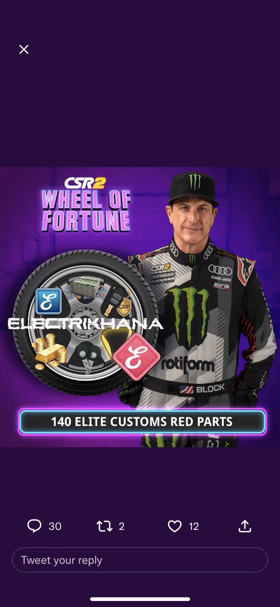 ChrisStuartNeil's tweet photo. @CSRRacing Wheel of Fortune is back - awesome https://t.co/qlWGmCZwaU