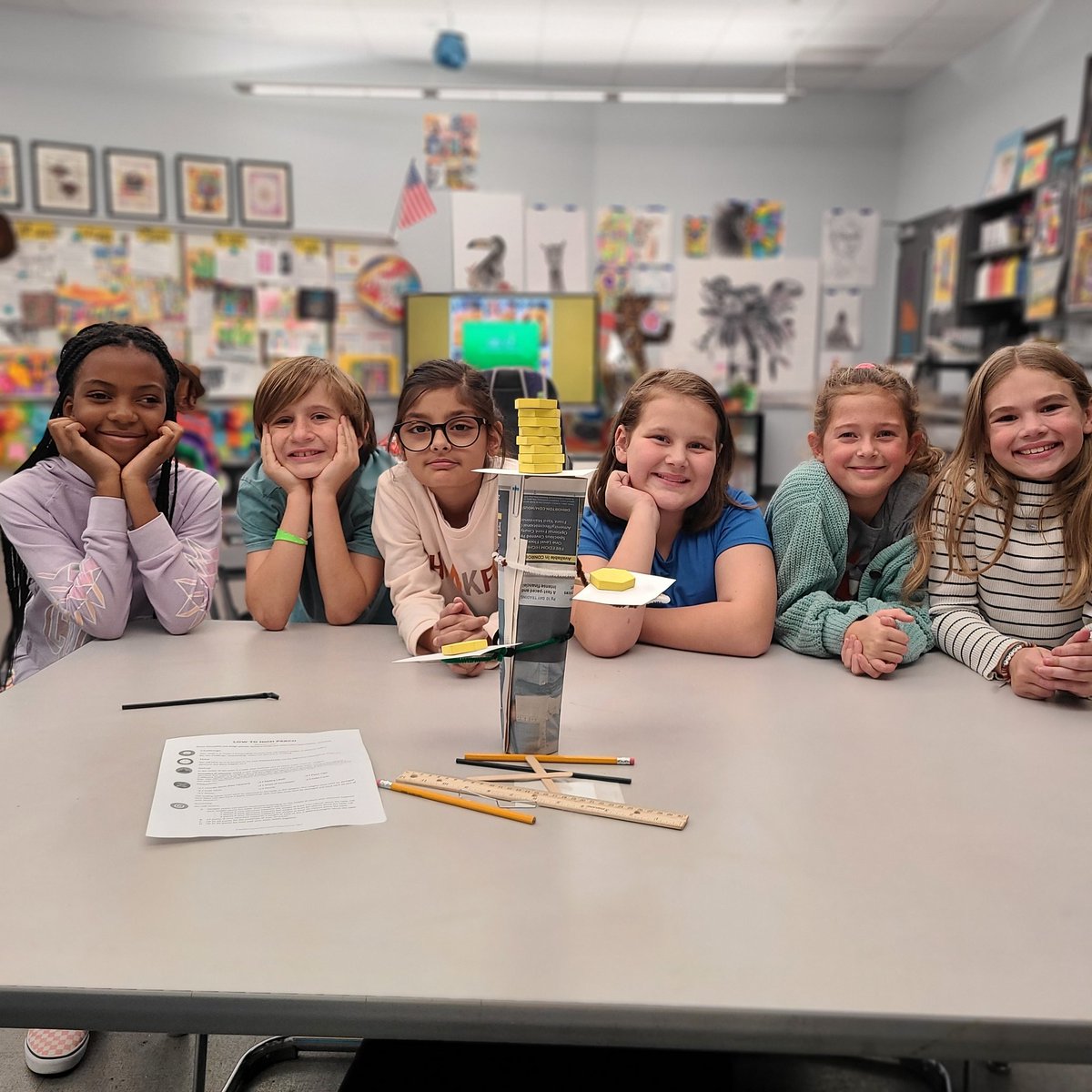 MrsMackeyKlein's tweet photo. These @IDODI kiddos from @FoxKISD in @KleinISD were hard at work on Instant Challenge practice. They are learning that creatively using materials &amp; enhancing performance skills helps with collaborating and being persistent! @GordonKSee https://t.co/MUZ4rXf53U