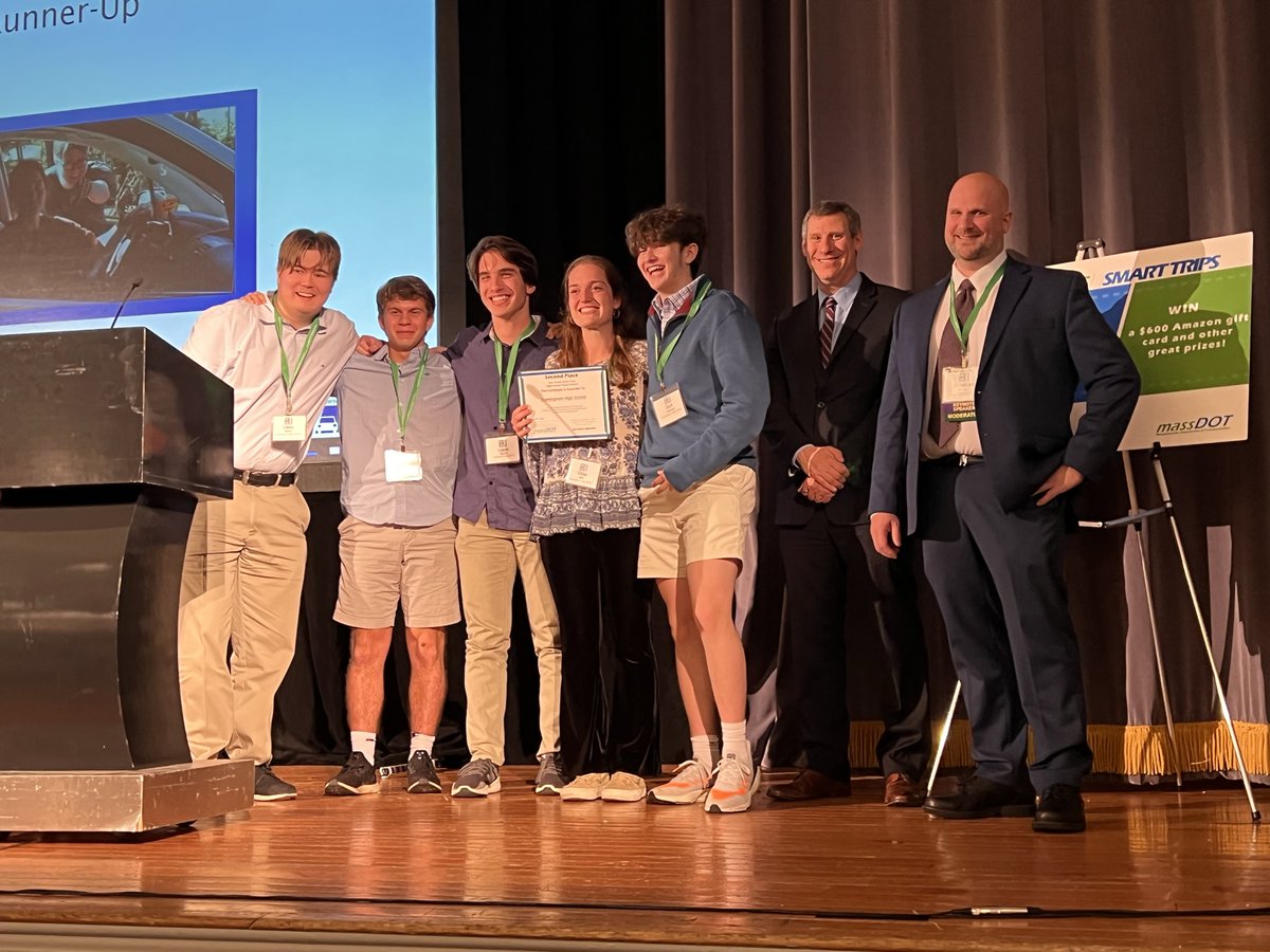 SafeRoutes_MA's tweet photo. Congrats to the Junior/Senior winners of the @massdot #SafeStreetsSmartTrips High School Video Contest! @DartmouthHS @FHSFlyers @millishigh https://t.co/AMBaaIEfQM
