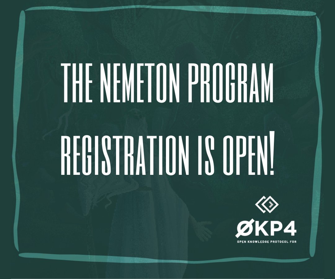 coinstamp_'s tweet image. 📢OKP4 Ödüllü Testnet Başvuru Formu Açıldı👇
nemeton.okp4.network
21 Kasım&apos;a kadar başvurabilirsiniz.
Sonuçlar 25 Kasımda Açıklanacak.
@OKP4_Protocol and #Nemeton0KP4 #OKP4Protocol
Discord 👇
discord.gg/ar8nvxXQ