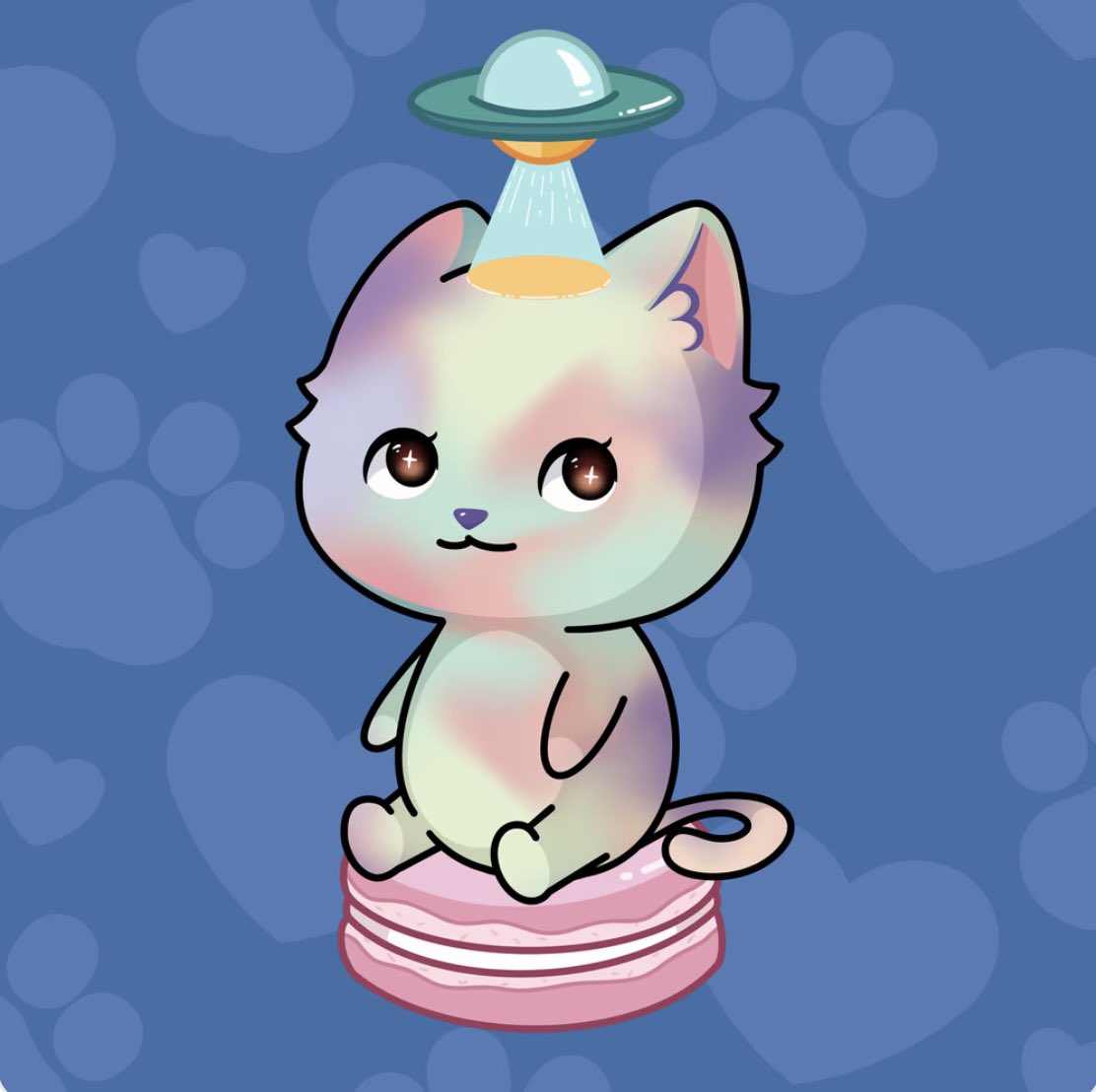 _ihua_'s tweet image. Just claimed my Cupcat Kitten and Catgirl.
I love them so much !!♡♡♡
Especially the UFO on Kitten’s head 🛸

@catsinthecups