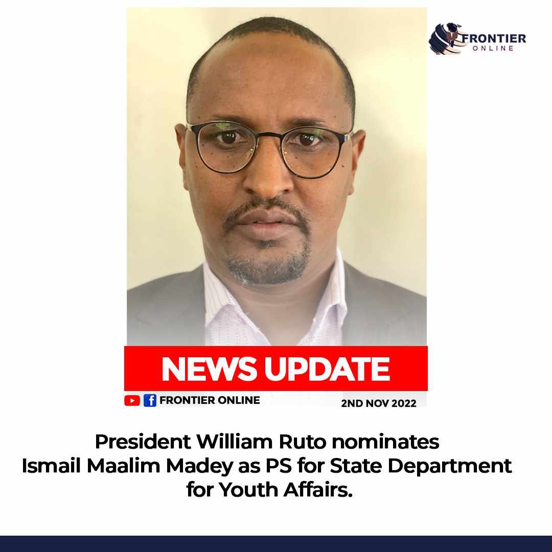 amtache's tweet image. Congratulations bro @ismailmaalim on nomination as PS for Youth Affairs. You have what it takes to handle this critical position.
Congratulations once more.