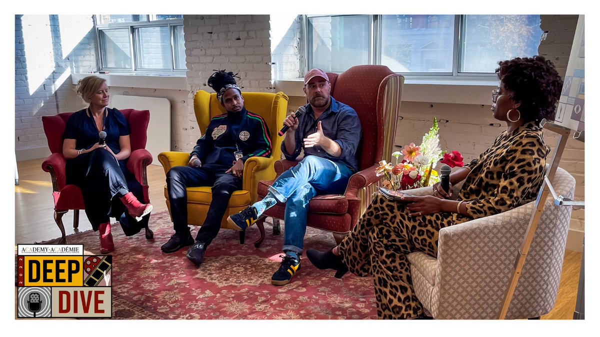 TheCdnAcademy's tweet photo. Bringing together pioneers of streaming #CdnContent, our first panel “Press Play: Cancon on Global Streamers” featured director, producer & screenwriter, R.T. Thorne, show-runner Julian Doucet, and producer Teza Lawrence.
Visit https://t.co/O4u4Kk4CFu for more. https://t.co/FpQrxECbC4