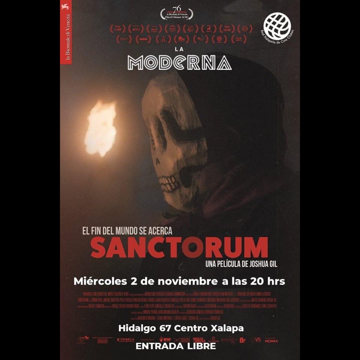 Nos vemos hoy en <a href="/LaModernaXalapa/">La Moderna Xalapa</a> 👋 No se pierdan de #Sanctorum con entrada libre 🧡 #Xalapa nos vemos a las 20 Hrs.