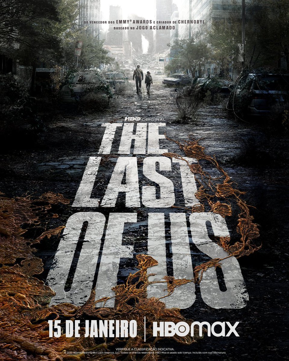 Primeiro pôster oficial da série de ‘The Last of Us’.