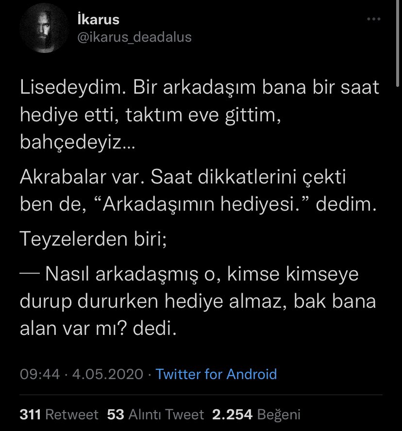 Anlamlı güzel bir flood.