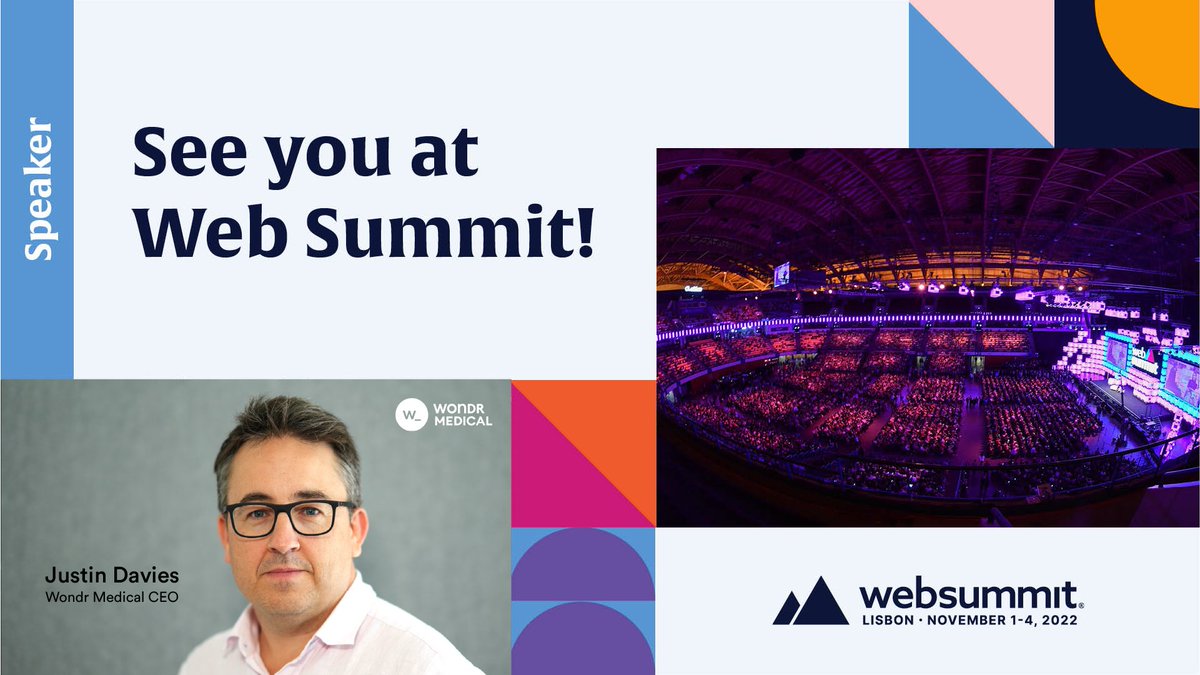 Wondr Medical (@wondrmedical) on Twitter photo Join us this Friday 4th November at <a href="/WebSummit/">Web Summit</a> when our CEO, Dr. Justin Davies (<a href="/jerd10/">Justin E Davies</a>) will share insights on how to cut through the mass of #healthcaredata and seamlessly connect your #healthcare community on a global scale.
bit.ly/3h1y5B0 Join us this Friday 4th November at <a href="/WebSummit/">Web Summit</a> when our CEO, Dr. Justin Davies (<a href="/jerd10/">Justin E Davies</a>) will share insights on how to cut through the mass of #healthcaredata and seamlessly connect your #healthcare community on a global scale.
bit.ly/3h1y5B0