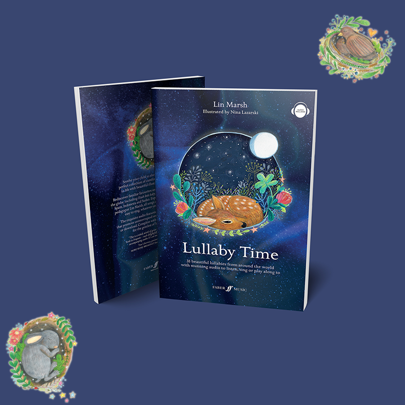 FaberMusic's tweet photo. Lullaby Time by Lin Marsh is out now. Featuring easy to sing lullabies from across the globe with audio that promotes uninterrupted sleep, available to stream or download. 

https://t.co/3vXWa77QD7 

#bedtime #lullaby #newparents #baby #newparentgifts #babymusic https://t.co/NJ094qXmiy