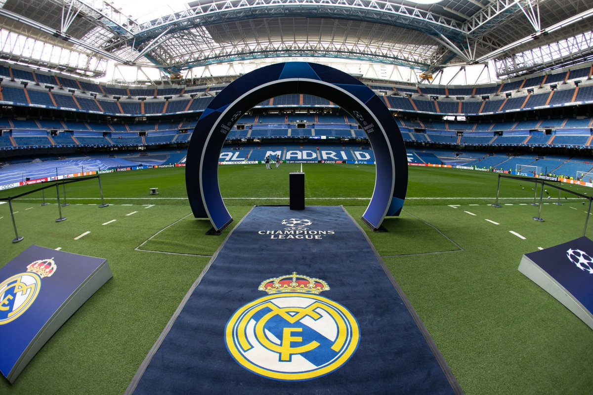 Seputar Real Madrid on Twitter "Bernabéu under 1 hour to go. 🏟🤍 UCL"