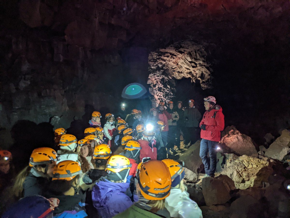 FHSRegentsPark's tweet photo. Over Half Term, students from the Upper Fourth to Upper Sixth headed to Iceland for an action-packed Geography trip exploring the country's abundant landscape, featuring journeys into lava tunnels, hiking glaciers, and exploring the black sand beaches! #FHSTrips #Iceland https://t.co/uk92qUU1Vh