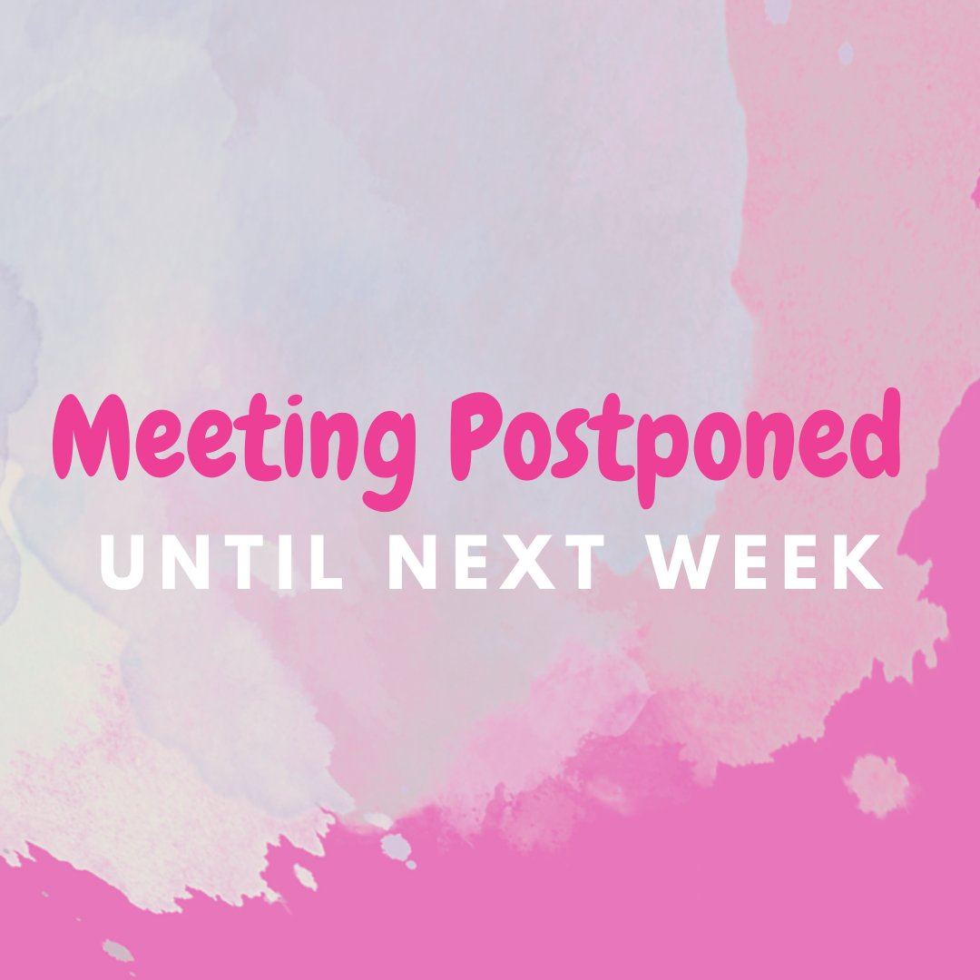 IMPORTANT UPDATE Tonight's branch meeting has been postponed. Please see the email sent out from the branch earlier today for further details.