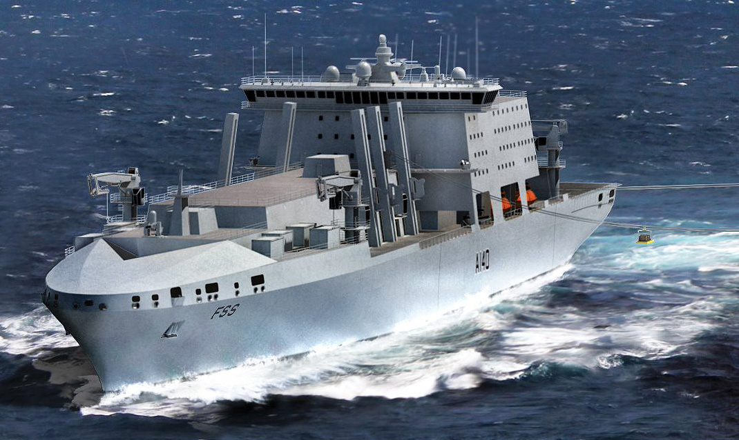 .@KevanJonesMP says *unconfirmed* rumour suggests the Fleet Solid Support Ship contract will be awarded to Team Resolute (Navantia/BMT/H&W) with announcement to be made in January.