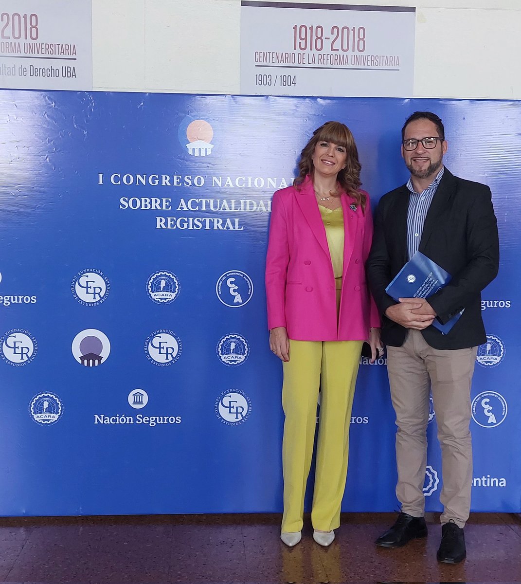RobertDelgado21's tweet photo. Representando a los Mandatarios y Gestores de la Pcia de Misiones en el 1er Congreso Nacional de Derecho Registral en la @DerechoUBA
#CONGRESONACIONAL
#CAMMNES
#SeguimosHaciendoJuntos https://t.co/Md6w5EHIy3
