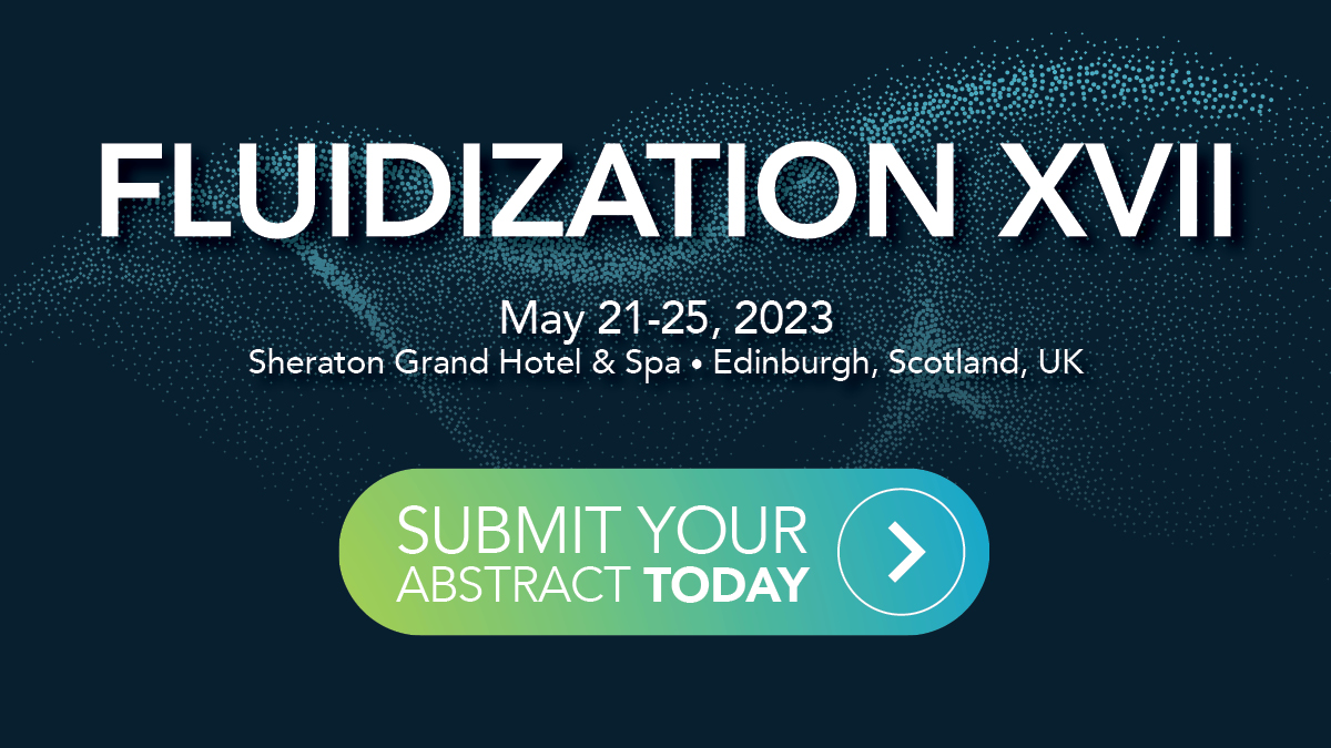 ChEnected's tweet photo. Abstract submissions for Fluidization XVII are open - https://t.co/ds9KWFv0tX

We look to combine innovative applications (modelling &amp; fundamentals of fluidization with specialized focus) to concentrate on impactful progress in the field.

#fluidizationXVII #particletechnology https://t.co/6ad54Oxo7l