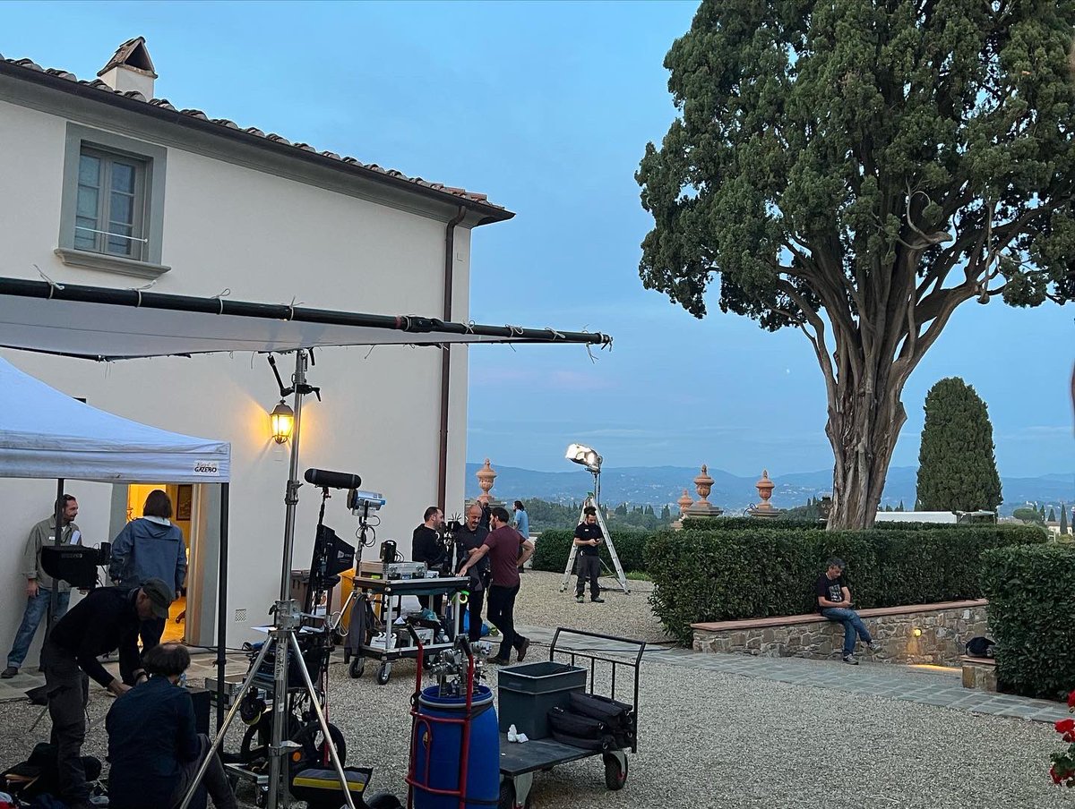 Standing in for <a href="/GiulioMBerruti/">Giulio Maria Berruti</a> ❤️ Principal photography starts today in Florence for #gabrielsredemptionmovie #passionflix