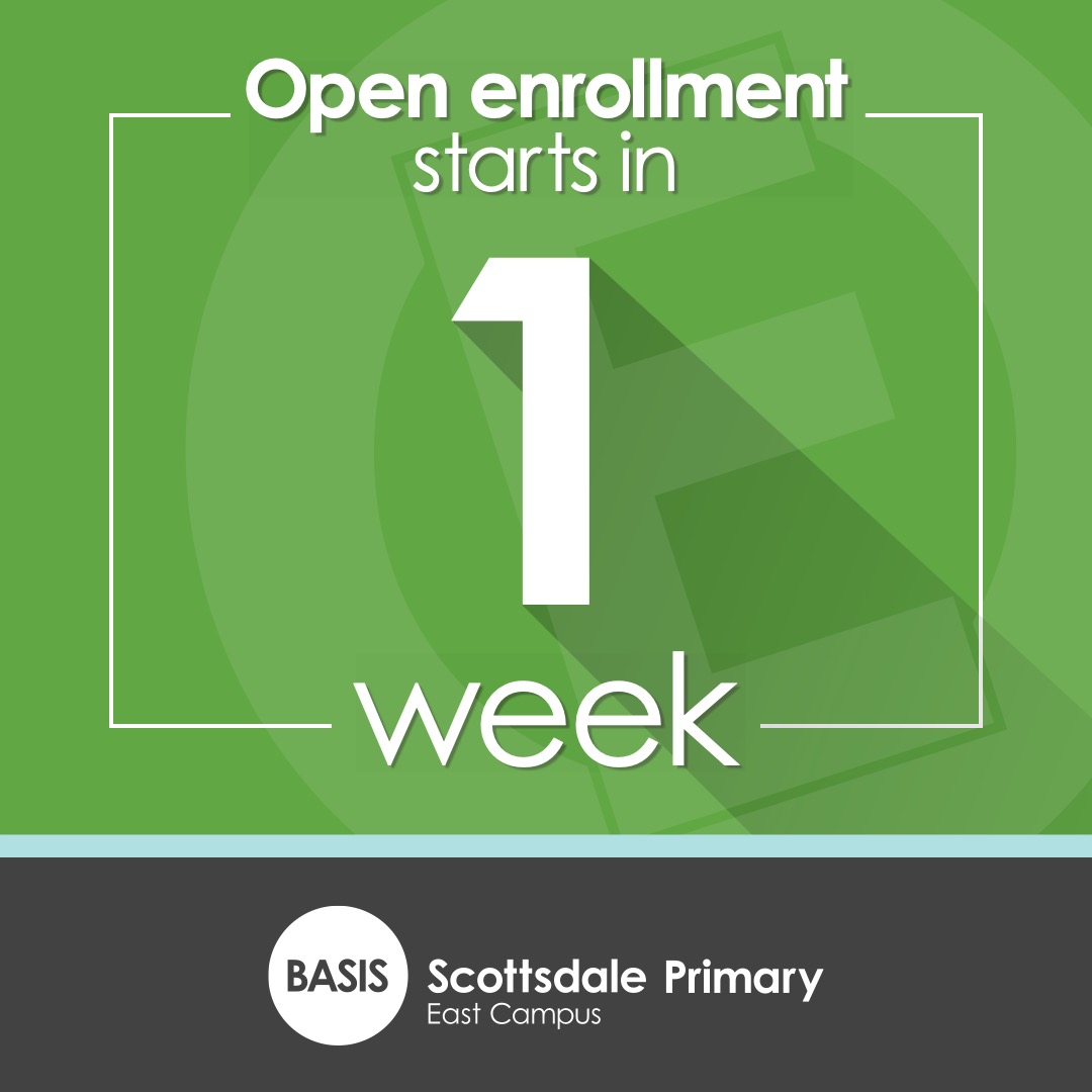 BASISSCPE's tweet photo. Open enrollment for the 2023-24 school year starts in one week! Learn more about our school by clicking this link: https://t.co/61o3BtLwvq https://t.co/4UX1NlbVeb