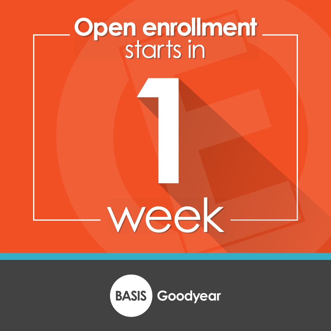 BASISGoodyear's tweet photo. Open enrollment for the 2023-24 school year starts in one week! Learn more about our schools by clicking this link: https://t.co/F9UIasWOQp https://t.co/iumCdap06i