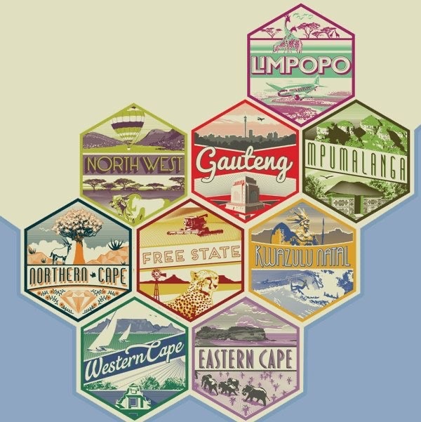 Travel Coasters! 🤩  🇿🇦 🇿🇦 #TheTasteOfHome ⁠

Who remembers them? 
⁠
#SouthAfrica #SuidAfrika #AubergineFoods #travelcoasters #stamps #Provinces #SAprovinces