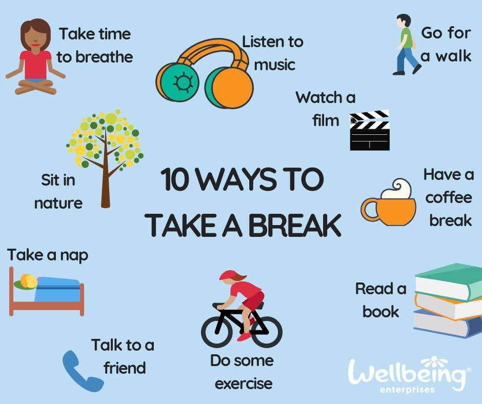 We can all feel stressed at times and on #StressAwarenessDay why not try these top 10 tips to give your wellbeing a boost.