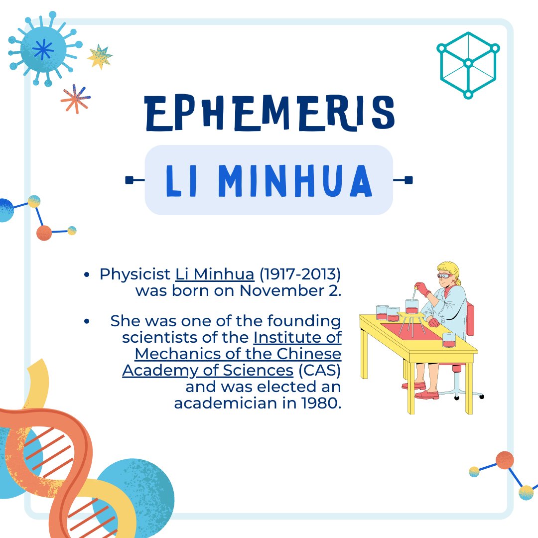 Sangakoo's tweet photo. Tal día cómo hoy, nació la física Li Minhua (1917-2013), nació un 2 de noviembre.
#sangakoo #aprendemates #acertijo #maths #learning #mathriddle #learningmaths #mathlover #lovemaths #Aprende #AprendeJugando #acertijos #acertijo #Sangakoo #Matematicas #Aprendizaje #Math https://t.co/ok3rNr5PdG