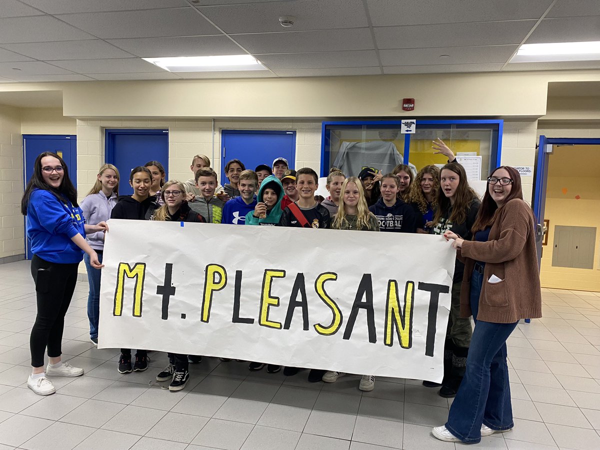 Grade 8 Feeder Schools day! Mt. Pleasant is present! <a href="/GEDSB/">Grand Erie District School Board</a> <a href="/BCIVS/">BCI Mustangs</a> #bcigrads2027