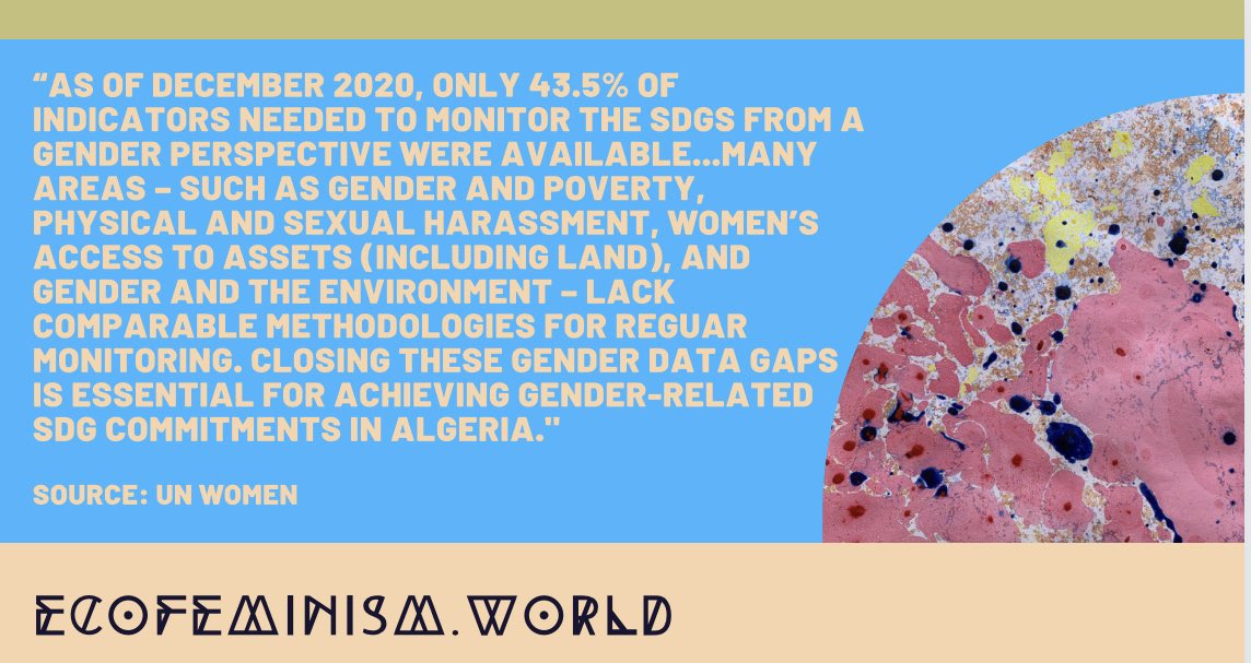 ecofemworld's tweet image. #Algeria #COP27  #climatejustice #genderjustice #LossAndDamage #stopecocide #WomensRightsAreHumanRights #intersectionalfeminism #ecofeminism #datafeminism #shechangesclimate #climateaction #genderdatagap #SDGs #datajustice