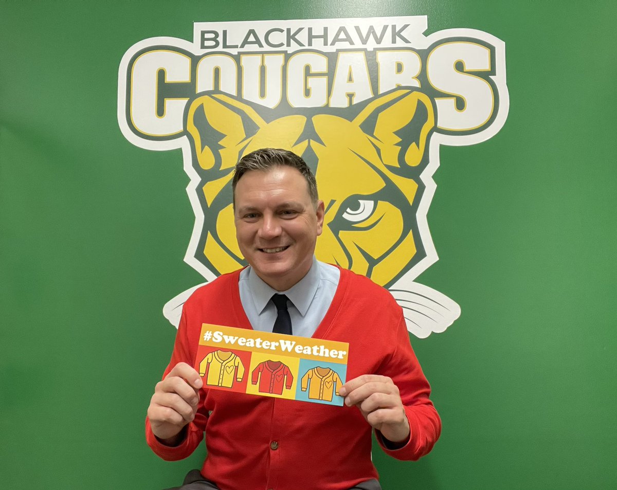 “There are three ways to ultimate success; the first way is to be kind. The second way is to be kind. The third way is to be kind.” -Fred Rodgers #bhscougars #expresskindness #sweaterweather