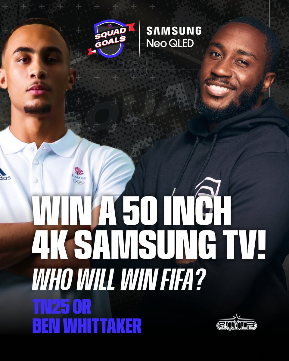 Want to win a 50' QN90B Neo QLED 4K HDR Smart TV? Comment either #TNFTW or #BenFTW to vote for who you think will win FIFA! #SquadGoals @SamsungUK