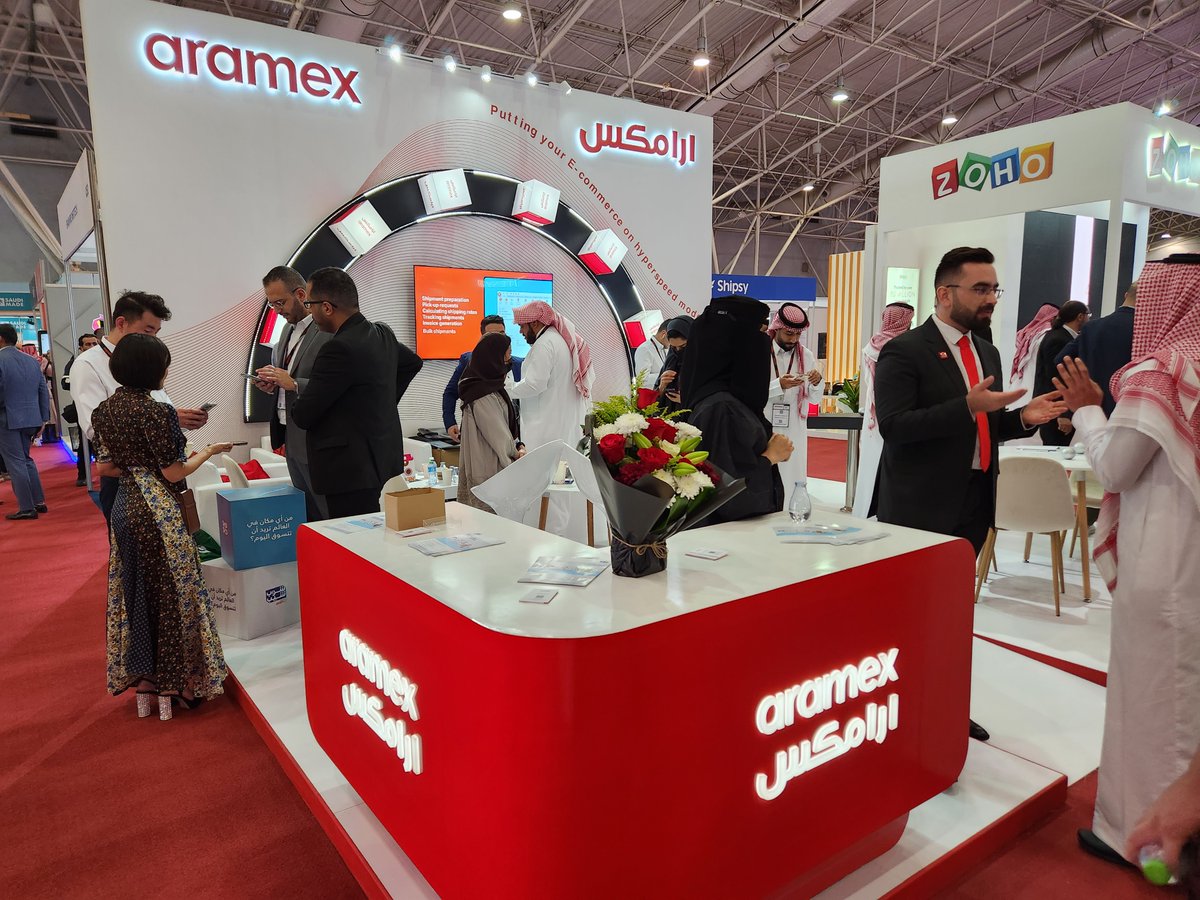 Aramex_KSA's tweet image. يوم جميل قضيناه مع زوار جناح أرامكس "الراعي الذهبي" لمعرض: @SeamlessMENA

المقام في مركز الرياض الدولي للمؤتمرات والمعارض. نشكر كل من زارنا ونتطلع لنراكم مرة أخرى في آخر يوم للمعرض ❤️

#أرامكس_السعودية #أرامكس 
#SeamlessKSA