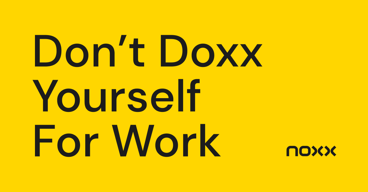 1/ Noxx (<a href="/no_doxx/">Noxx</a>) is looking for two brilliant pseudonymous talents, eager to help us secure the right to work free from bias and discrimination. 

Here’s what we offer:

🥷 Identity: Pseudonymous
💰 Salary: Global flat rate 
🌎 Location: Remote