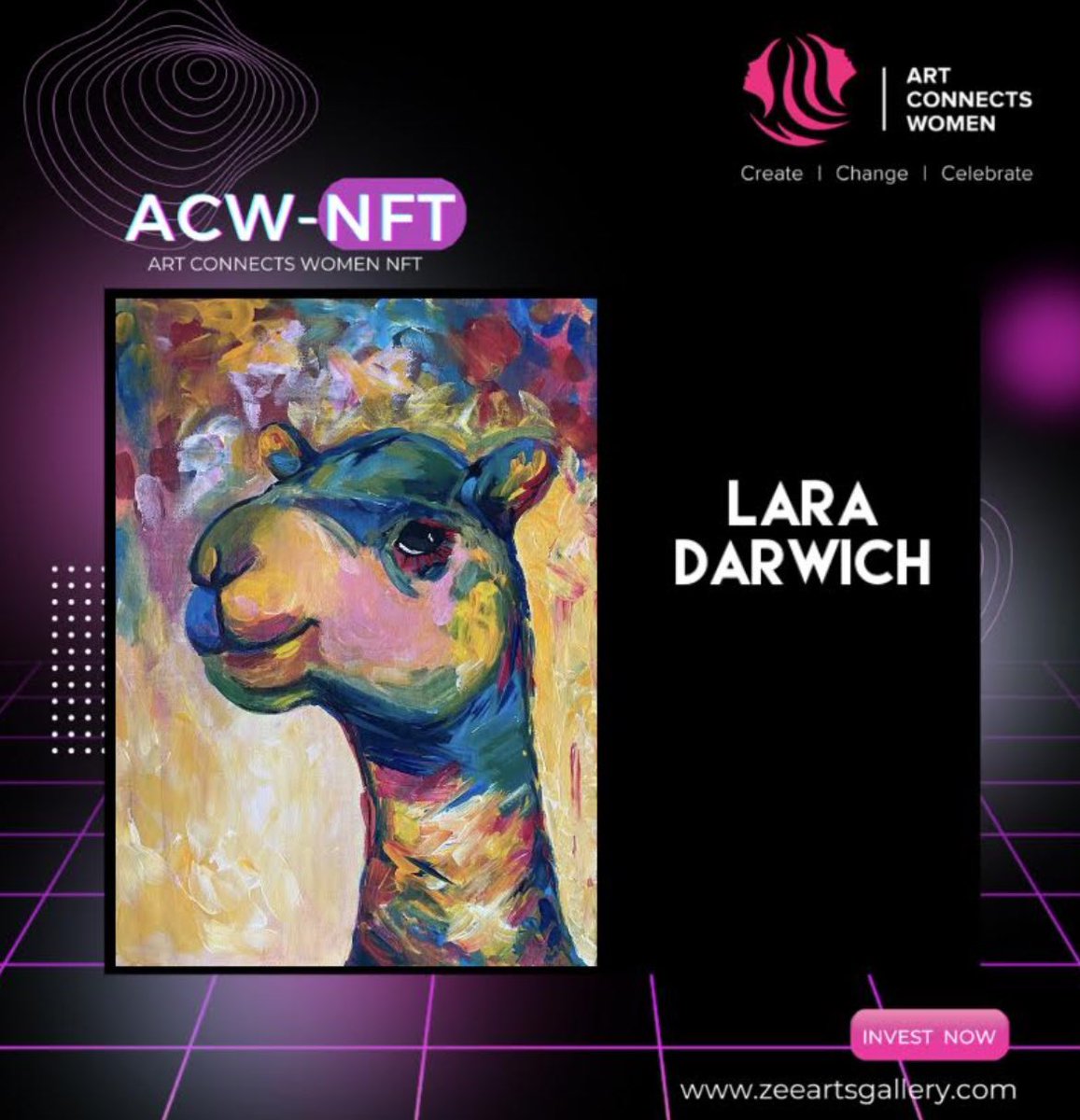 Happy to have my artwork on the Art connects women NFT platform 
At ZeeArts Gallery 
@thezeearts 
#ArtistOnTwitter #nft