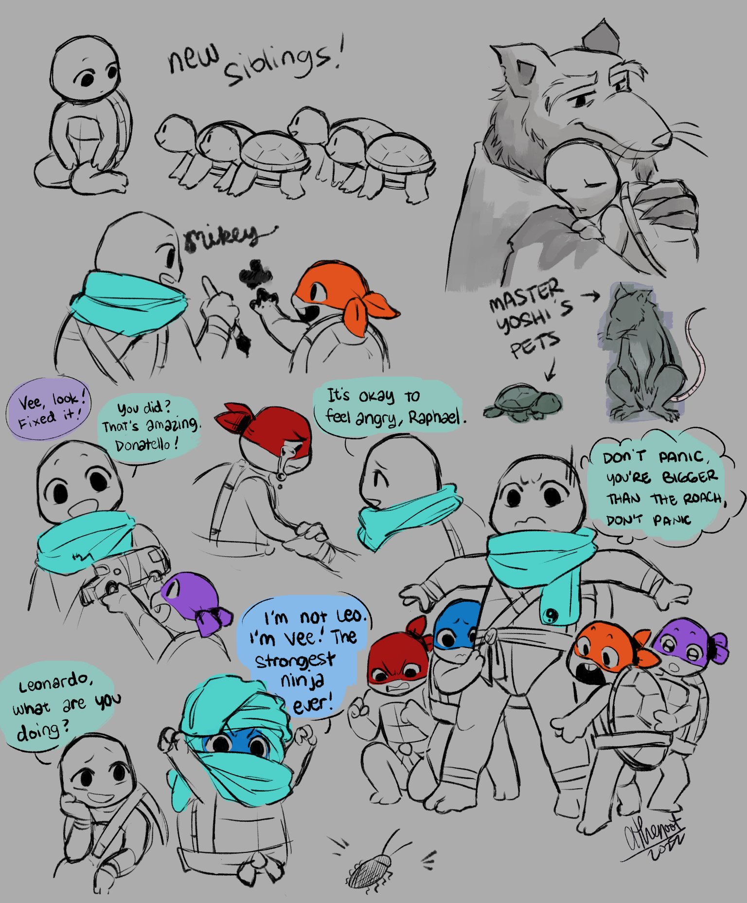 Leo And Venus Tmnt Deviantart TMNT Leo X Venus By Claudinacortablanco