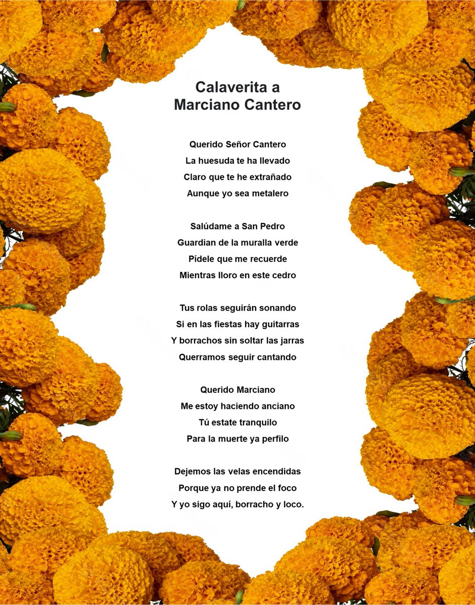 Calaverita a Marciano Cantero :)

<a href="/AlanZNavarro/">Alan Zuko</a> <a href="/calsetinesrotos/">Saulitros Del Solar</a> <a href="/CamaradaComadre/">La Chachalaca</a> <a href="/Ibero909FM/">Ibero 90.9 FM</a>
