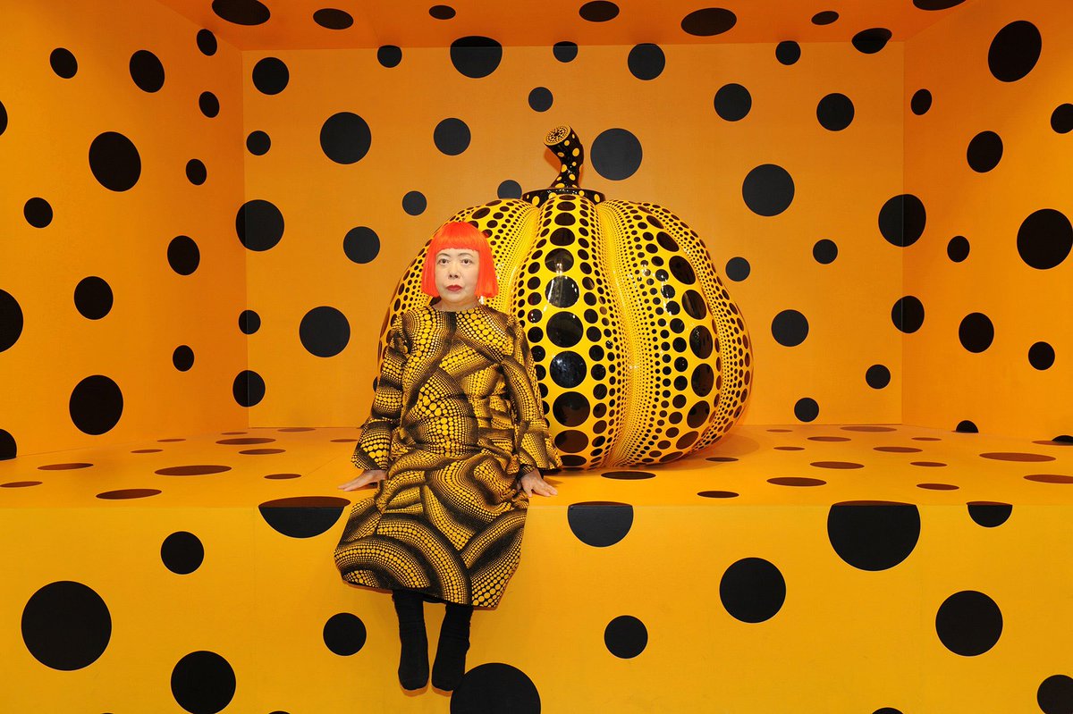 MsPelto's tweet photo. CIMS Art Ss are studying #yayoikusama and creating various versions their own dot obsessions and infinity nets. #mspeltoart @CrestonIMS https://t.co/aaXU93XAdR