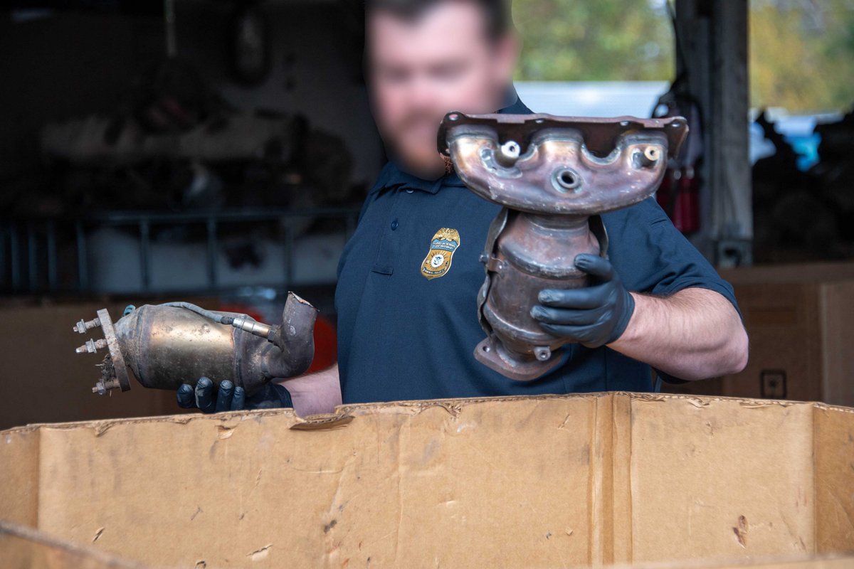 #HSI, with local, state and federal law enforcement partners, executed a nationwide takedown of a national multi-million-dollar catalytic converter theft ring, Nov. 2.