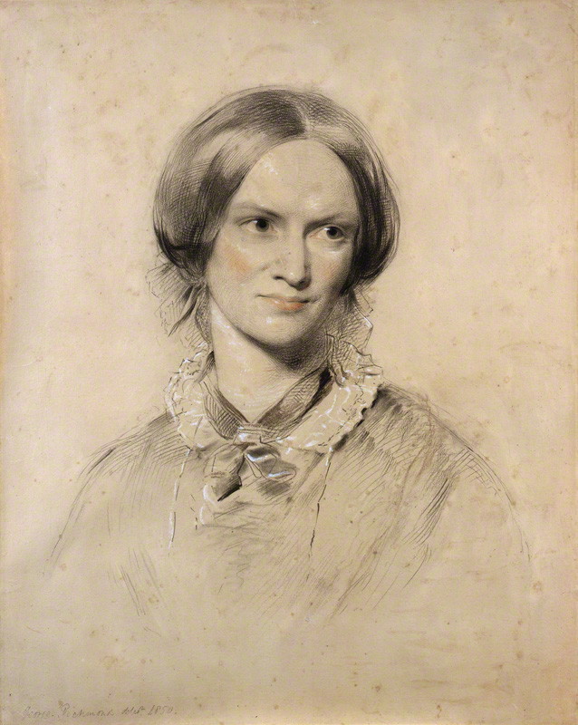Portrait of English writer Charlotte Brontë, by English painter George Richmond (1850). National Portrait Gallery.