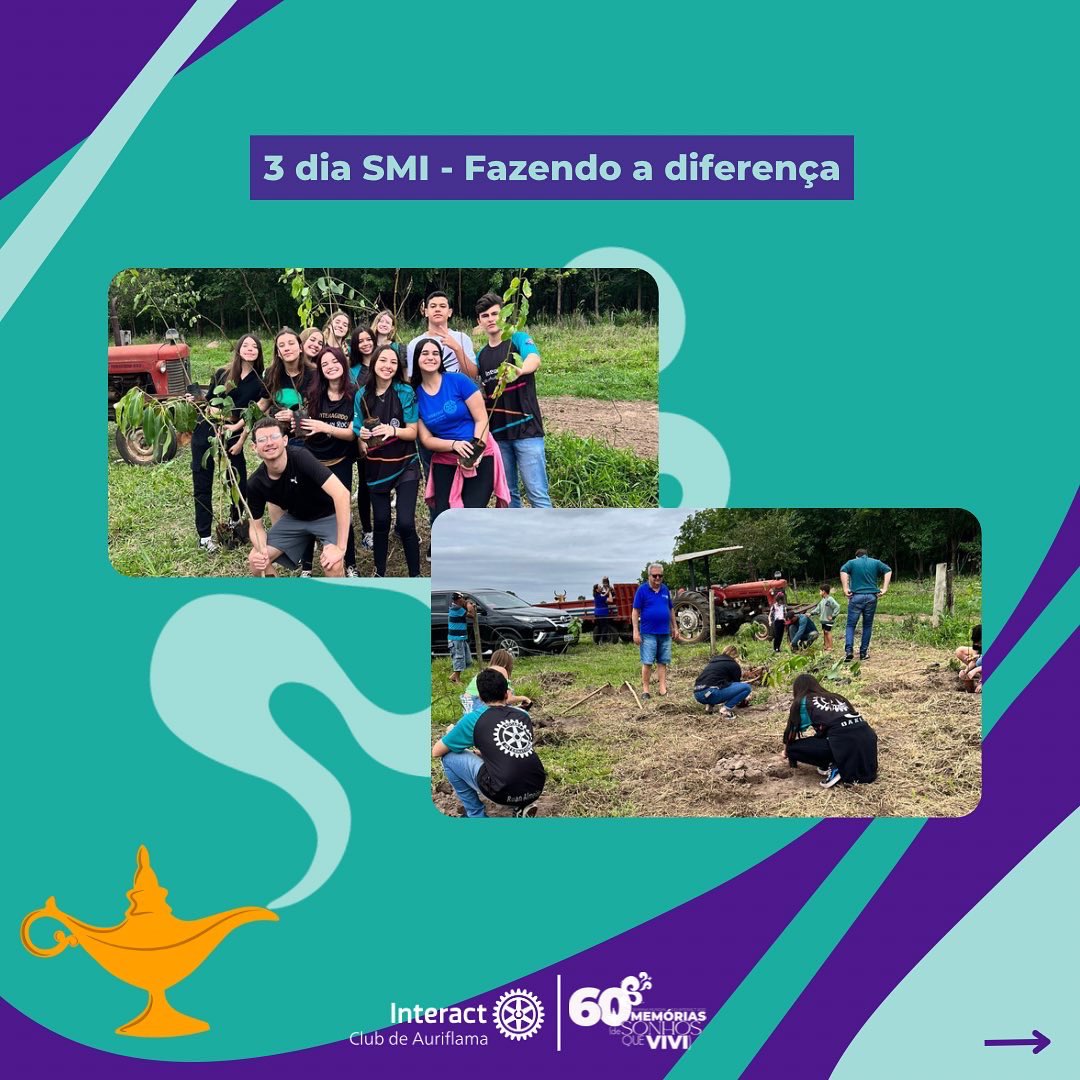 interactauri's tweet image. 🌎 Semana Mundial de Interact: DIA 3 -O terceiro dia da SMI tem o objetivo de contribuir para um futuro mais sustentável, através de projetos em prol o meio ambiente. Por isso nós do Interact Auriflama fizemos um plantio de árvores. Cuide, defenda e faça a diferença na humanidade