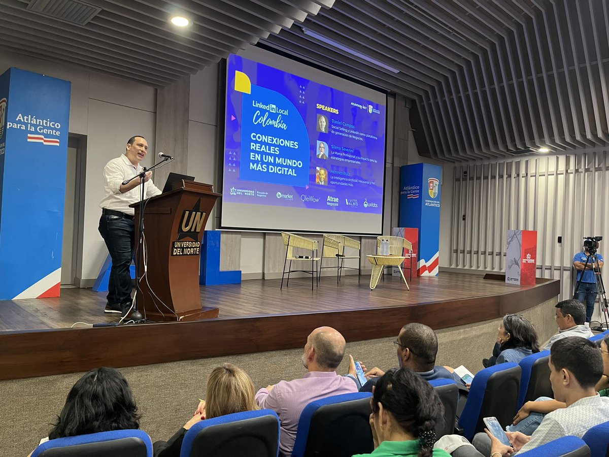 Atlanticonnect_'s tweet photo. #Ahora | Iniciamos LinkedIn Local Colombia con unas palabras de nuestro director ejecutivo, Mauricio Vengoechea. https://t.co/jrSZE6xswm