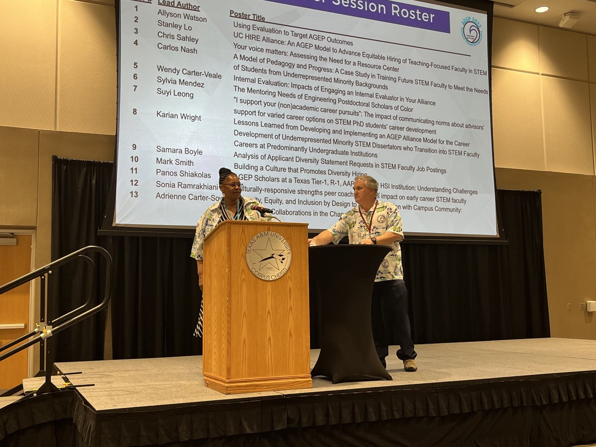 #agep2022 poster session is formally opened