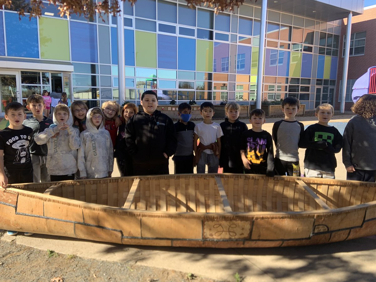 Thank you Melissa Labrador <a href="/Mel7Labrador/">toaq ay nibi - Melissa Labrador</a> for sharing your beautiful birch bark canoe, music, family and Mi’kmaq culture with us today! The students were amazed and had a lot to say about it! <a href="/KCAKentville/">KCA</a>