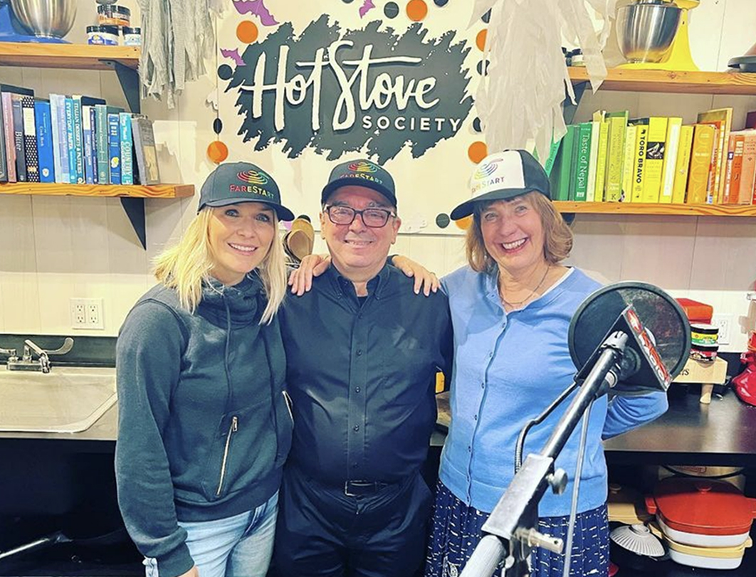 FareStart (@farestart) on Twitter photo Our CEO <a href="/AngelaDunleavy/">Angela Dunleavy</a> visited Hot Stove Society. She talked with longtime FareStart friends Chef Thierry Rautureau <a href="/chefinthehat/">Thierry Rautureau</a> and Pamela Hinkley about our job training programs, how we are feeding our community, and the FareStart Gala!
Listen at:
podcasts.apple.com/us/podcast/hot… Our CEO <a href="/AngelaDunleavy/">Angela Dunleavy</a> visited Hot Stove Society. She talked with longtime FareStart friends Chef Thierry Rautureau <a href="/chefinthehat/">Thierry Rautureau</a> and Pamela Hinkley about our job training programs, how we are feeding our community, and the FareStart Gala!
Listen at:
podcasts.apple.com/us/podcast/hot…