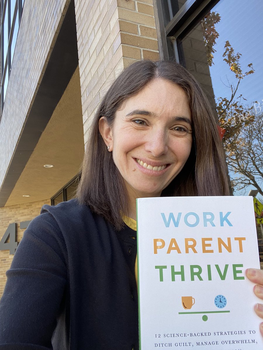 DrCBTMom's tweet photo. 8 years ago, I cold-emailed @DrYaelSchonbrun to tell her how much an op-ed piece she wrote in the @nytimes about work-life issues resonated with me. She has now written a WHOLE BOOK that is resonating with me! Work, Parent, Thrive is a must-read!!! https://t.co/eBDfKWtaM2