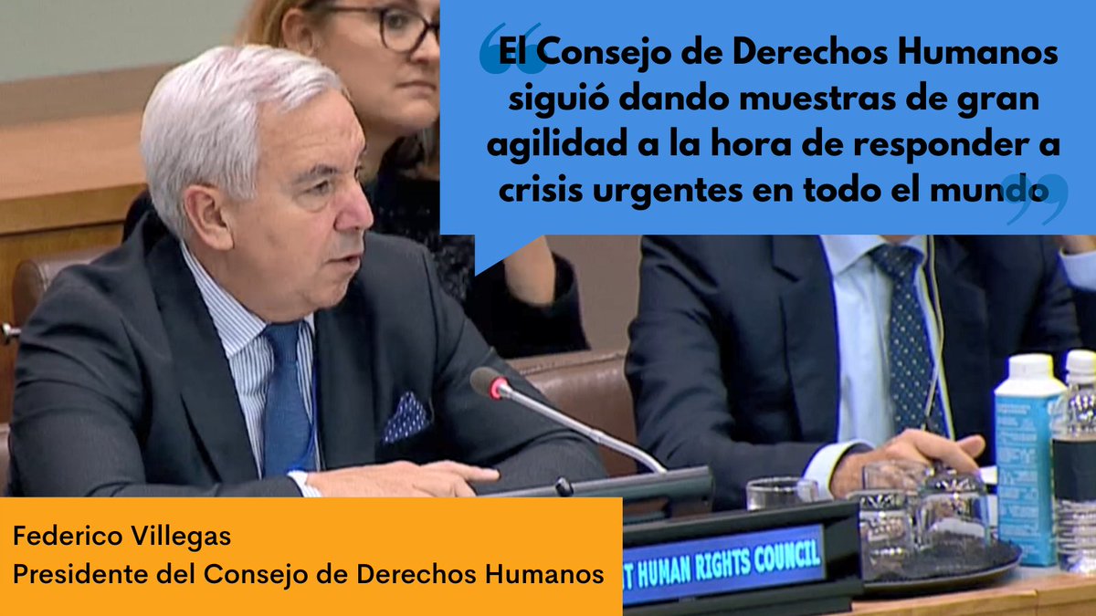 El Presidente del Consejo de Derechos Humanos, @FVillegasARG, presentó el informe anual del Consejo ante la Tercera Comisión de la Asamblea General de la @ONU_es. VEA su discurso COMPLETO ▶️youtu.be/csq227Wfs-c