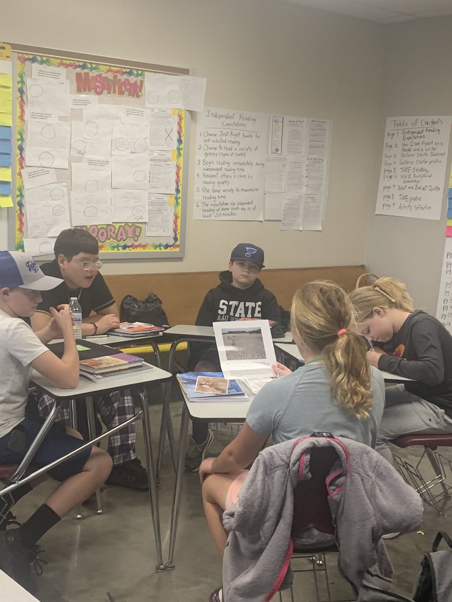 JodiBoschert's tweet photo. Today’s activity was used to encourage critical thinking. This was our first time to use the Information Sort strategy. There were lively discussions and after a learning curve this activity can become even more meaningful. #risktaking #middleschool #OFarmPride https://t.co/qVfPuMLRCv