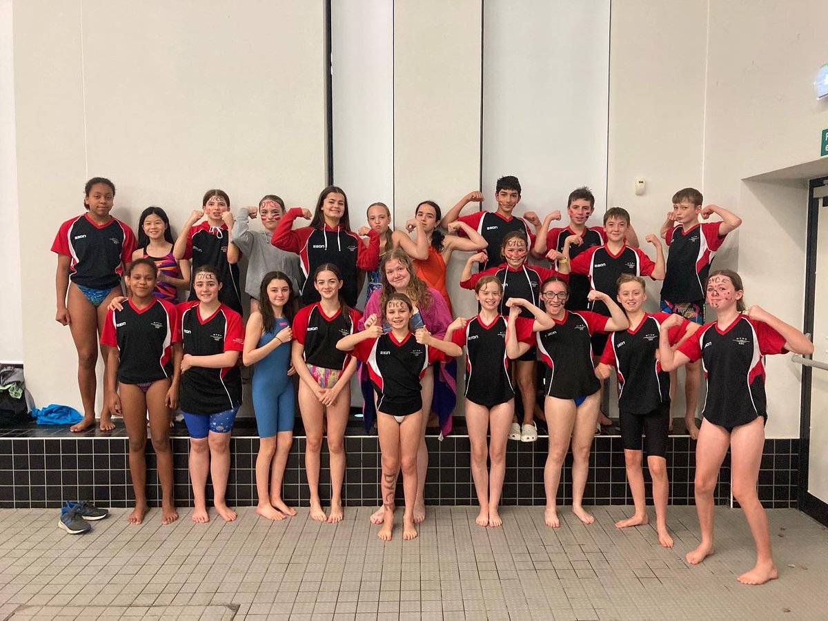 dyceasc's tweet photo. War paint was on for tonight’s Granite Series round 2. The team put in some tough swims to top the leaderboard.

2 wins from 2 gives us a 10.5 point lead going into the final round.

#theDYCEffect https://t.co/4tozH6ndEL