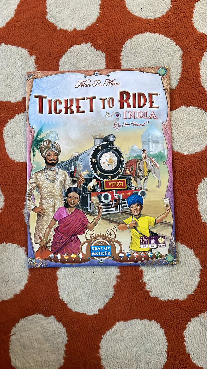 abhaskar81's tweet photo. @AsmodeeUK #DaysofWonder #TickettoRide can we please update this cover to bring it to modern day India? You may be quite a few decades behind. #JustSaying https://t.co/0YiaP4Meq7
