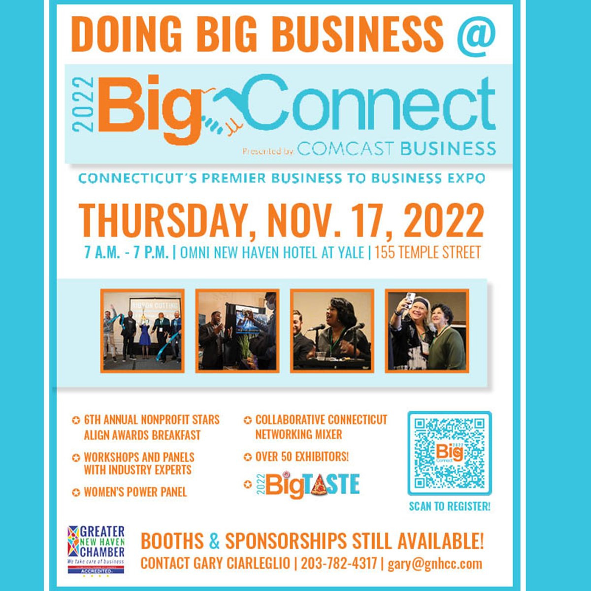 GNHCC's tweet photo. On Thurs, Nov. 17, 2022 during the Big Connect Expo Adam Winstanley, a founder of Winstanley Enterprises with over 30 years of real estate development experience, will provide insight and knowledge into the industrial landscape/markets in Connecticut.
#bigconnect #businessexpo https://t.co/9H8eMcrLPp