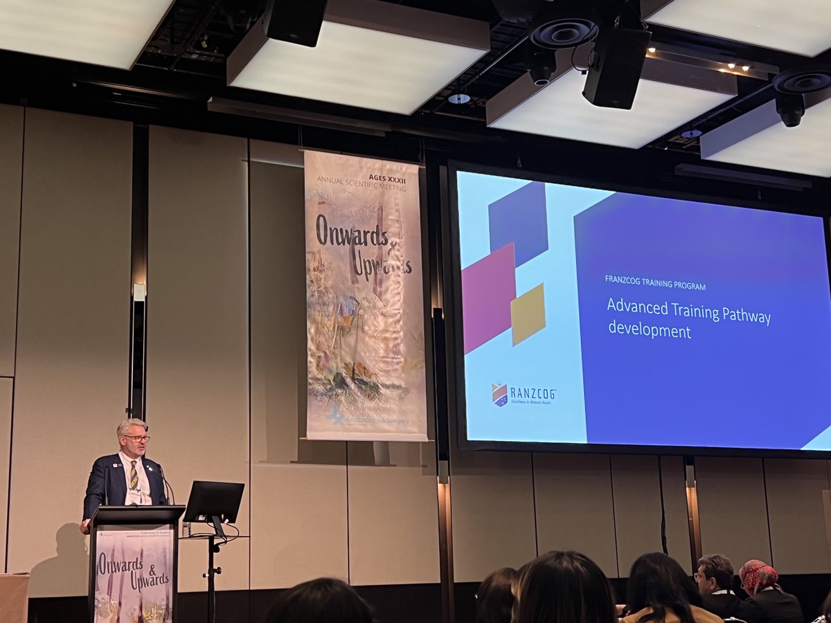 .<a href="/RANZCOG_Pres/">RANZCOG President</a> Dr Benjamin Bopp speaking at the AGES 2022 ASM this morning.
