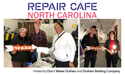 Have anything that you need fixed? Join the #repair movement and visit the <a href="/RepairCafeNC/">Repair Cafe NC</a> this weekend. repaircafenc.org/events/durham-…