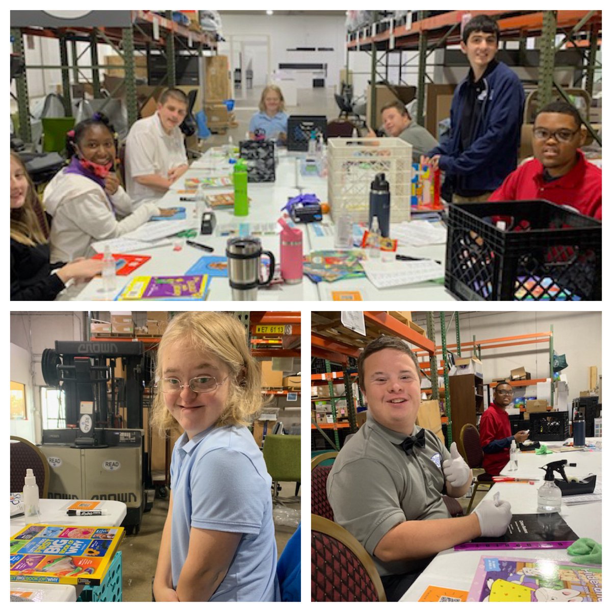PhilipsAcadNC's tweet photo. Another great #everybodyworkswednesday at @PromisingPages #communitypartner #jobtraining https://t.co/DNBdl8Fxeb